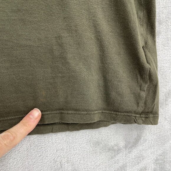 Salvage Public Surf HNL Hawaii Army Green Organic Cotton Graphic Tee - Picture 2 of 8